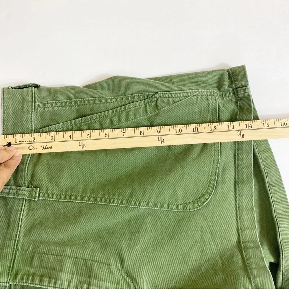 Madewell DarkGreen Women's Shorts Comfy  Casual Cute Sylish Soft Timeless Sz 14W - Picture 8 of 8